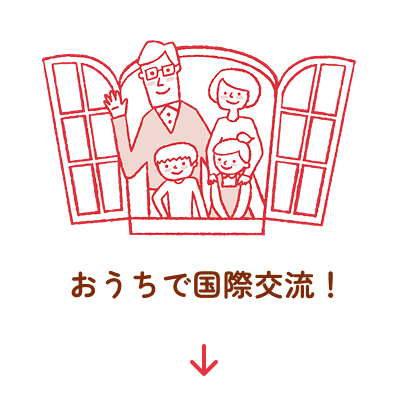 おうちで国際交流！